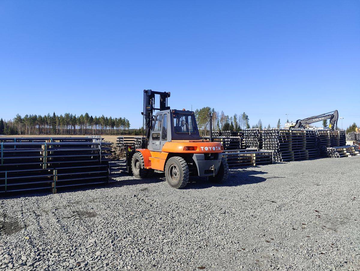 Steel pile production at the EN 1090 manufacturing facility